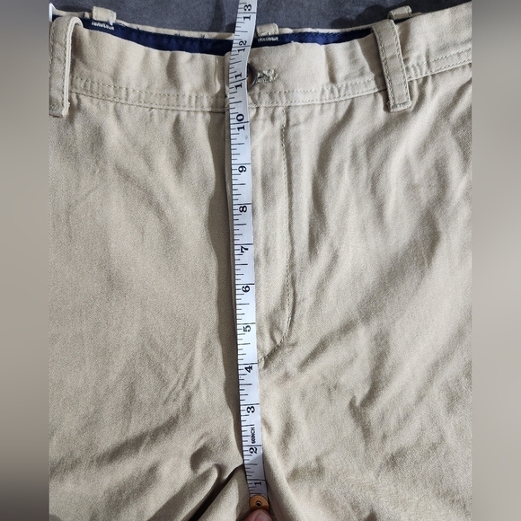 Izod Khaki Shorts Mens 32 - Picture 6 of 8